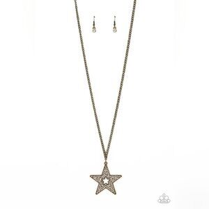 Superstar Stylist Brass Necklace